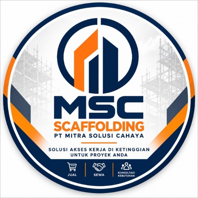 MSC Scaffolding Logo PT Mitra Solusi Cahaya