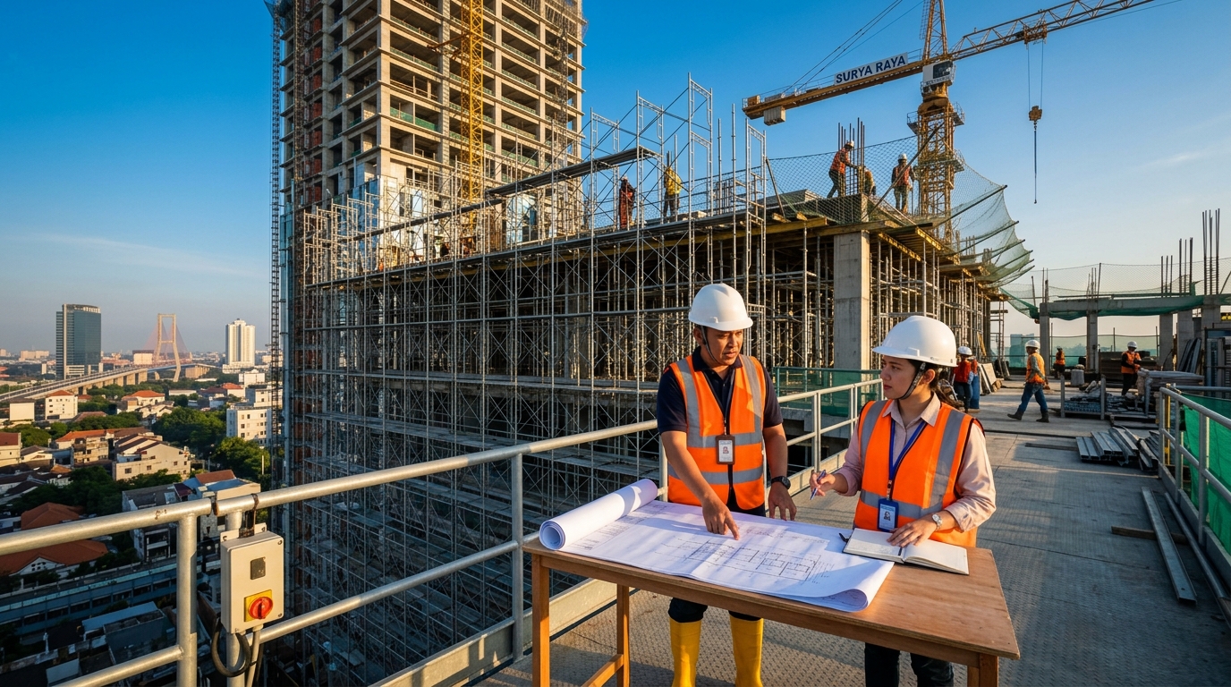 Sewa Scaffolding Surabaya — Pipa Tebal Nyata 1.8mm SNI